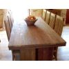 2.4m Reclaimed Teak Dining Table with 8 Vikka Dining Chairs - 4